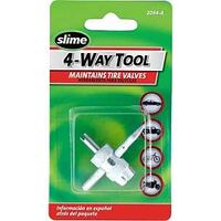 Slime 2044-A 4-Way Tire Valve Tool