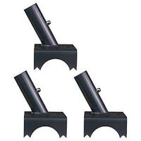 Moultrie MFA-15008 Feeder Feet, Metal, Black, For: 1-1/4 in Round and 1-1/2 in Square Legs