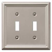 Amerelle Chelsea 2-Toggle Wall Plate