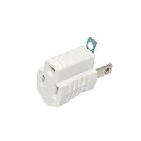 Cooper Wiring 419W Grounding Outlet Adapter With Grounding Lug