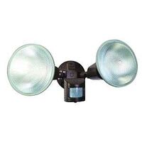 Designers Edge L-5999BR Twin Head Motion Activated Flood Light