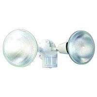 Designers Edge L-5999WH Twin Head Motion Activated Flood Light