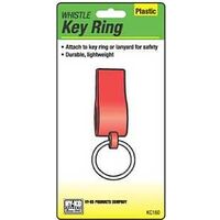 Hy-Ko KC Series Lightweight Whistle Key Ring With Split Ring