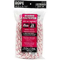 Lehigh 1/4-in x 50-ft Braided Nylon Rope in the Packaged Rope