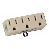 Leviton 001-00698-00I Grounding Outlet Adapter