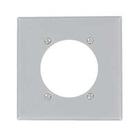 Leviton 001-0S701-0GY Power Receptacle Wall Plate