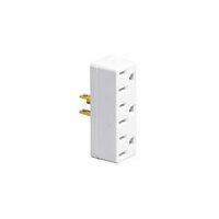 Leviton 007-00697-00W Grounding Outlet Adapter