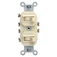 Leviton 031-05243-00I Duplex Toggle Switch With Grounding Screw