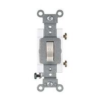 Leviton 208-01453-02T Framed Grounded Toggle Switch