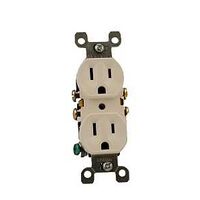 Leviton 212-05320-WCP  Duplex Receptacle With Ears