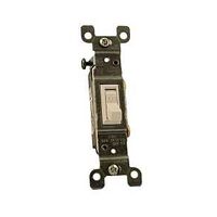 Leviton 228-01451-02W Framed Grounded Toggle Switch
