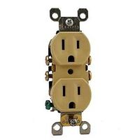 Leviton 252-05320-0SI  Duplex Receptacle With Ears