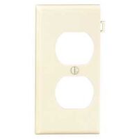 Leviton 905-0PSE8-00W Duplex Receptacle Sectional Wall Plate