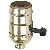 Leviton C20-07090-0PG 2-Circuit 3-Way Socket Lamp Holder
