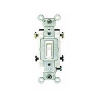 Leviton S02-CS415-2WS Grounded Toggle Switch