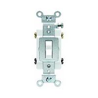 Leviton S04-CS220-2WS Grounded Toggle Switch