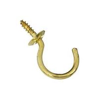 HOOK CUP SOLID BRASS 1-1/4IN  