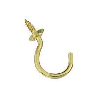 HOOK CUP SOLID BRASS 1-1/2IN  