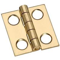 HINGE SOLID BRASS 3/4X11/16IN 