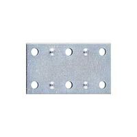 National Hardware N220-103 Mending Brace, 2-1/2 in L, 1-3/8 in W, 0.07 in Gauge, Steel, Zinc, Screw Mounting