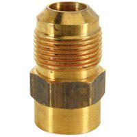Mau1-10-8 Gas Adapter, 5/8 X 1/2 In, Flare X Fip, 1.66 In L