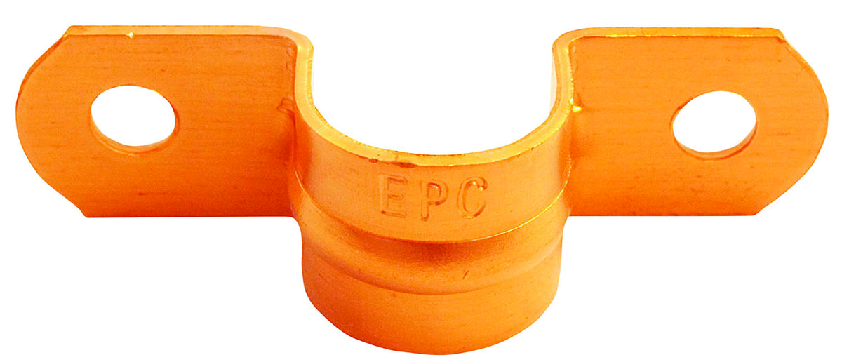 Copper 1.5" Nibco 624 Series Tube Strap – Nail & Screw Mount