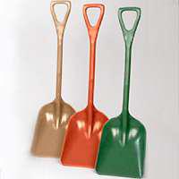 P6981r Tuffy Jr 11 In. Poly Scoop Shovel - Red