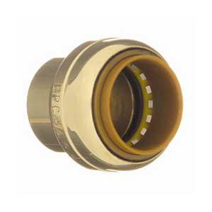 1/2" Brass Push-Fit Pipe Cap – Easy Connect Plumbing Fitting