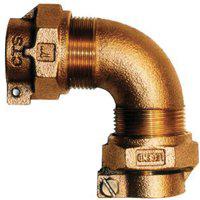 Legend Brass 3/4" 90° Pipe Elbow – T‑4413NL Series, 100 psi Rating
