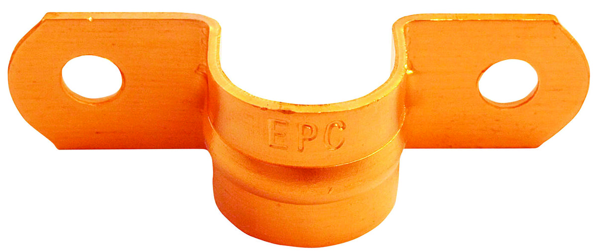 Nibco U624 Copper Tube Strap – 2‑Inch Opening, Nail & Screw Mount
