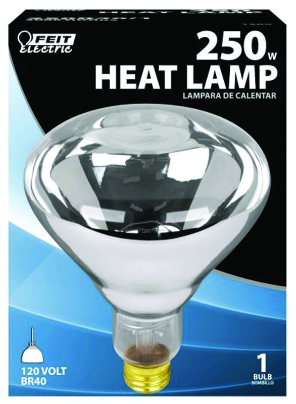 Feit Electric 250W R40 Incandescent Reflector Heat Bulb – E26 Base, 2200 Lumens