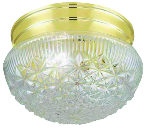 Boston Harbor Round Ceiling Light Fixture – 120V Single‑Lamp (A19 or CFL)