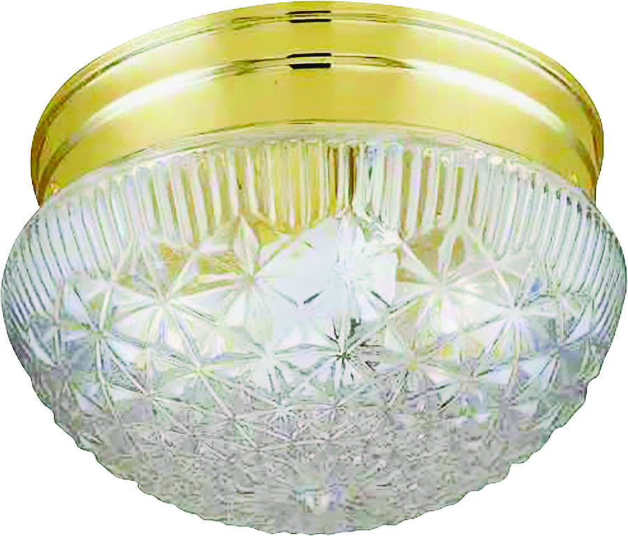 Boston Harbor Two‑Light Round Ceiling Fixture – 120V, 60W, A19/CFL Compatible