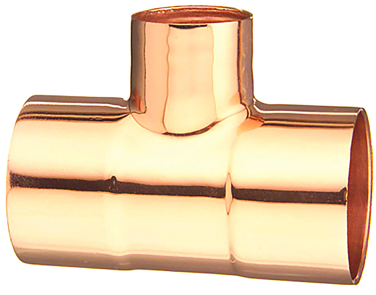 Nibco 611 Series 1-1/4" Reducing Copper Pipe Tee – 494 psi Sweat Fitting