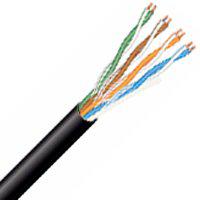 96294-06-08 Cat5e 24g Direct Burial Network Cable 1000 Ft. Reel Black