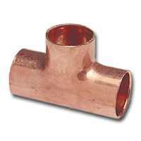 Nibco C611R Series 2" x 2" x 1-1/2" Reducing Copper Sweat Tee – 700 psi Rating
