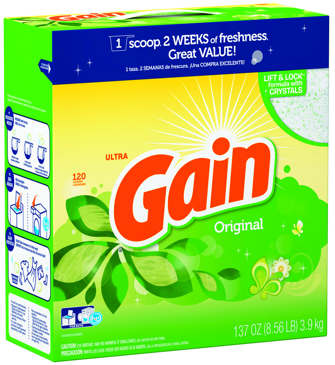 Heavy‑Duty 123‑Ounce Laundry Detergent Powder