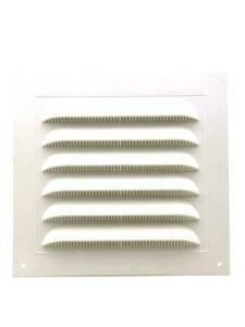 621212 12 X 12 Inch Square Combined Gable Vent, White Polypropylene