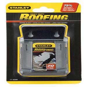 11-939a Heavy-duty Roofing Utility Blades, High Carbon Steel, 70 Pk