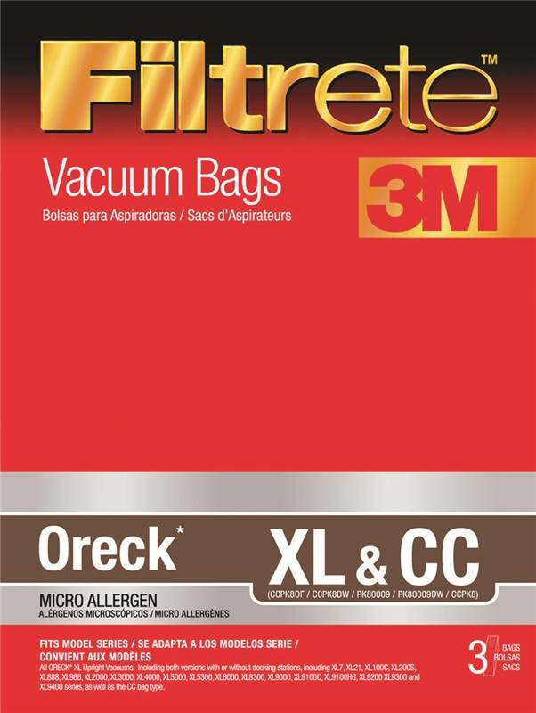 Filtrete 67726-6 Micro Allergen Type AS Vacuum Cleaner Bag