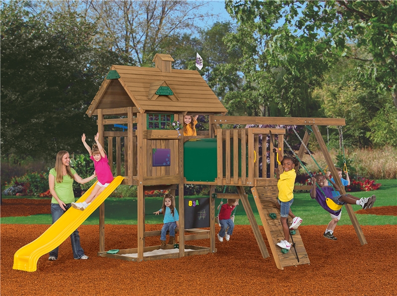Playstar All Pro Ready-to-Assemble Playset, 18 sq-ft Play ...