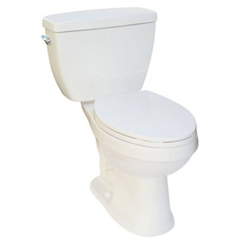 Craft Main TT 8210 WL Two Piece Toilet Elongated Soft Closure Bowl 1.6 gpf Flush 10 in Rough In 17 in H Rim