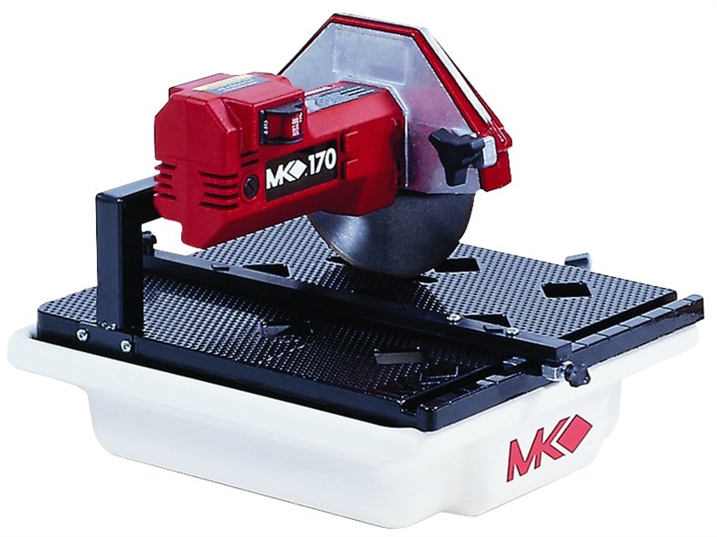 MK Diamond 157222 Table Corded Tile Saw, 120 V, 5 A, 1/2 hp, 7 in Blade
