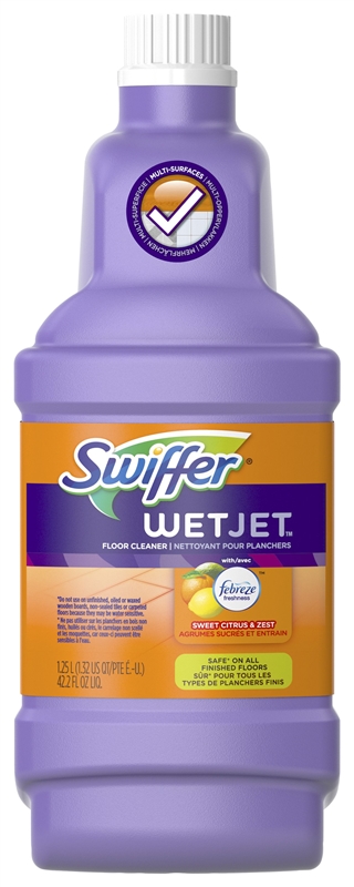 Swiffer WetJet Spray Mop Antibacterial Liquid Refill, 1.25 Liters
