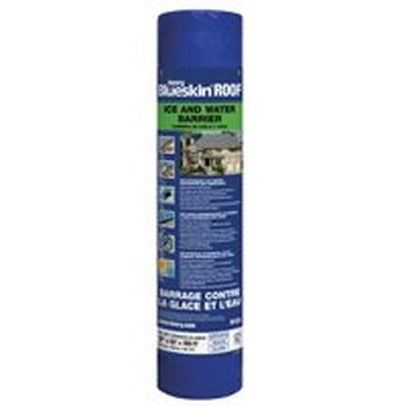 Blue Skin HERF200916 SelfAdhesive Roofing Underlayment, 3 ft W x 65 ft L x 40 mil T, 195 sqft