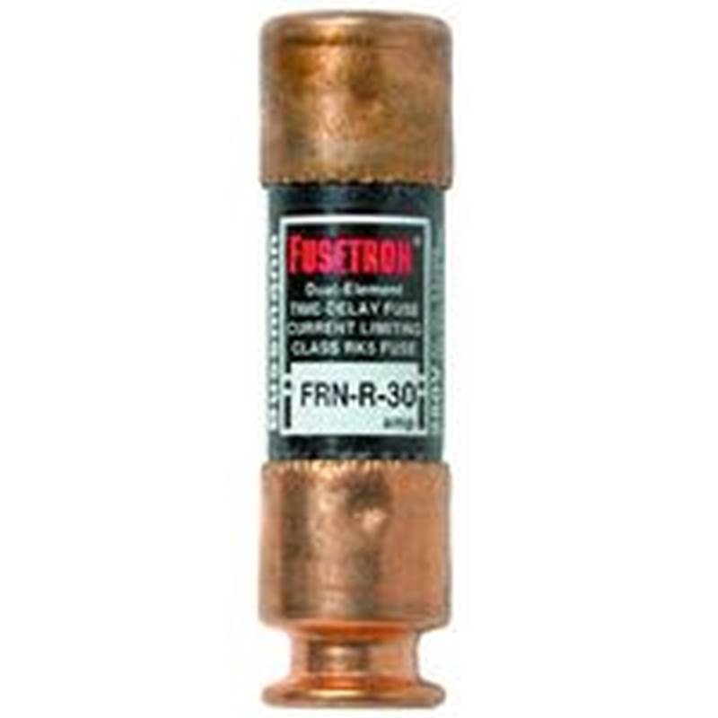 Bussmann Fusetron FRN-R-15 Heavy Duty Cartridge Current Limiting Low  Voltage Time Delay Fuse, 15 A