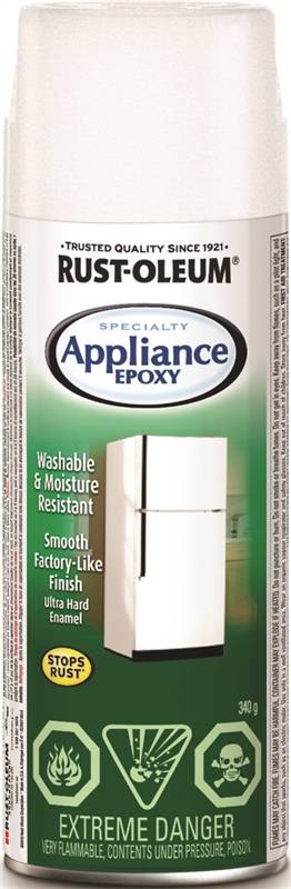 Buy Rust-Oleum 214489 Appliance Epoxy Spray, Black, 340 g, Can Black
