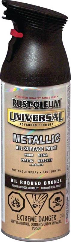 Buy Rust-Oleum 253409 Enamel Spray Paint, Metallic, Oil Rubbed Bronze, 312  g, Can Oil Rubbed Bronze