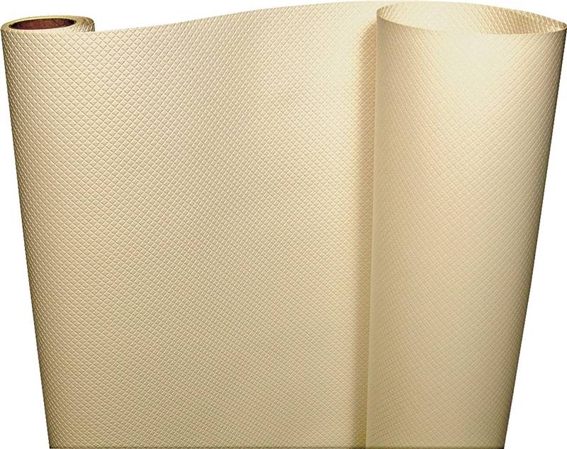 6 Ft L X 12 In W Kittrich Con-Tact Non-Adhesive Ribbed Shelf Liner Clear 