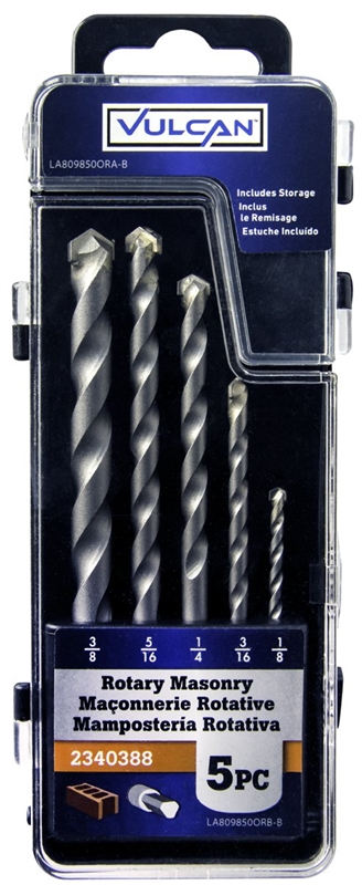 Black & Decker 16748 5 Piece Rotary Masonry Drill Bit Set